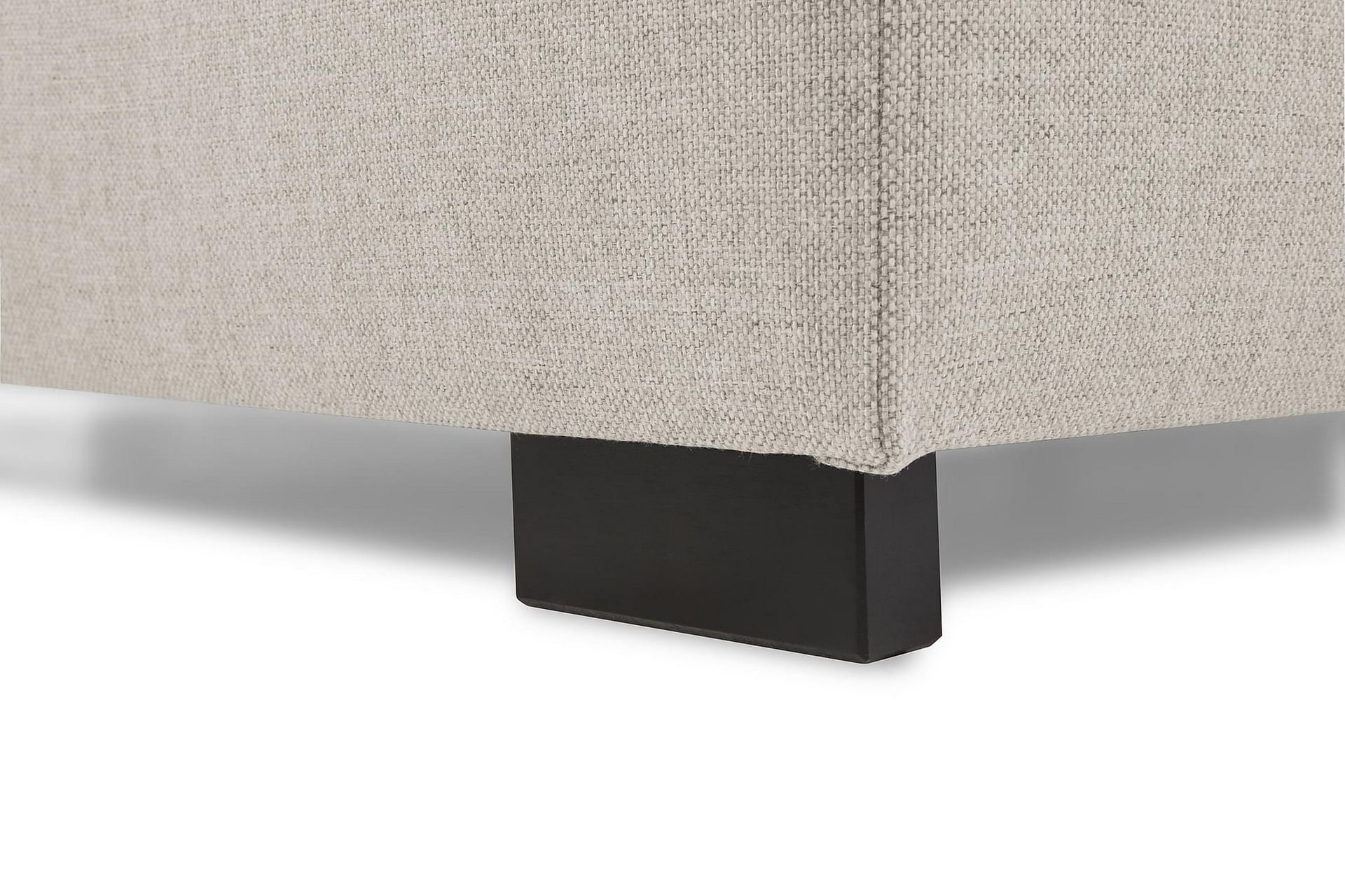 Crazy 3-seters Høyrevendt L-formet Sjeselongsofa i Stoff - Beige - Møbler - Sofaer - Sofa med sjeselong