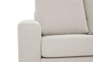 Crazy 3-seters Høyrevendt L-formet Sjeselongsofa i Stoff - Beige - Møbler - Sofaer - Sofa med sjeselong