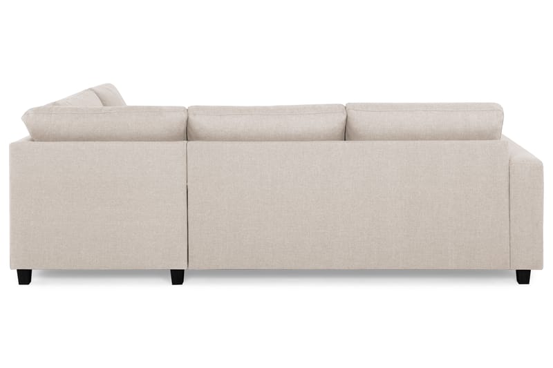 Crazy 3-seters Høyrevendt L-formet Sjeselongsofa i Stoff - Beige - Møbler - Sofaer - Sofa med sjeselong