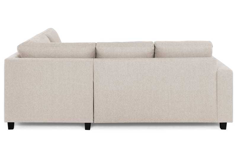 Crazy 3-seters Høyrevendt L-formet Sjeselongsofa i Stoff - Beige - Møbler - Sofaer - Sofa med sjeselong
