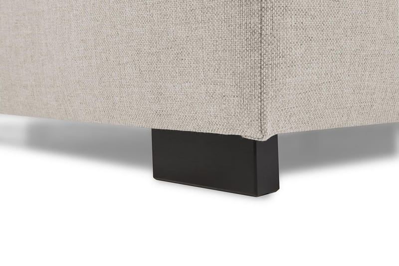 Crazy 3-seters Høyrevendt L-formet Sjeselongsofa i Stoff - Beige - Møbler - Sofaer - Sofa med sjeselong - 2 seters sofa med divan