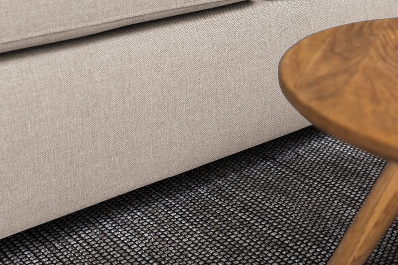 Crazy 3-seters Høyrevendt L-formet Sjeselongsofa i Stoff - Beige - Møbler - Sofaer - Sofa med sjeselong - 2 seters sofa med divan