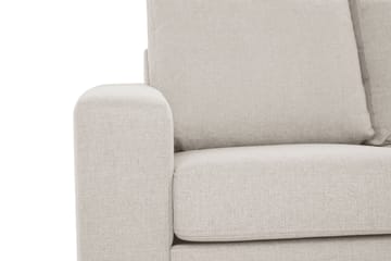 Crazy 3-seters Høyrevendt L-formet Sjeselongsofa i Stoff - Beige - Møbler - Sofaer - Sofa med sjeselong