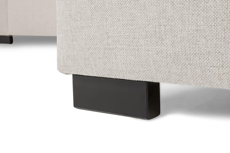 Crazy 3-seters Høyrevendt L-formet Sjeselongsofa i Stoff - Beige - Møbler - Sofaer - Sofa med sjeselong - 3 seters sofa med divan