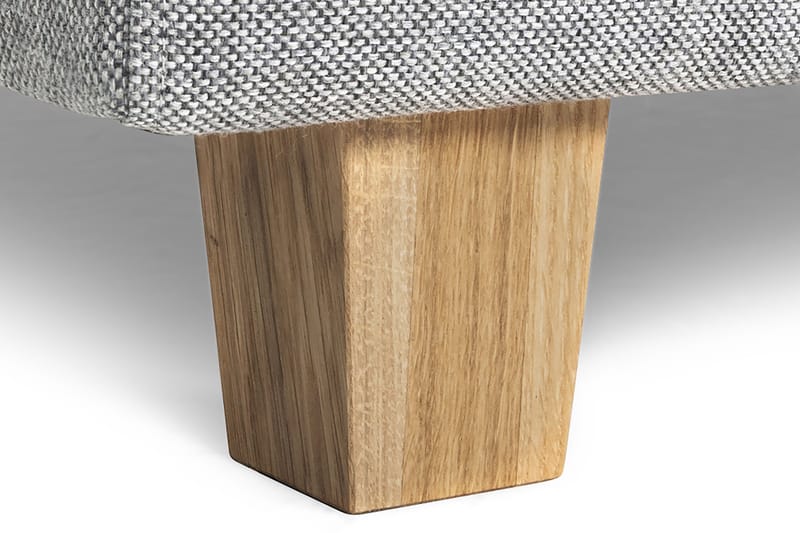 Crazy 3-seters Høyrevendt L-formet Sjeselongsofa i Stoff - Grå - Møbler - Sofaer - Sofa med sjeselong - 3 seters sofa med divan