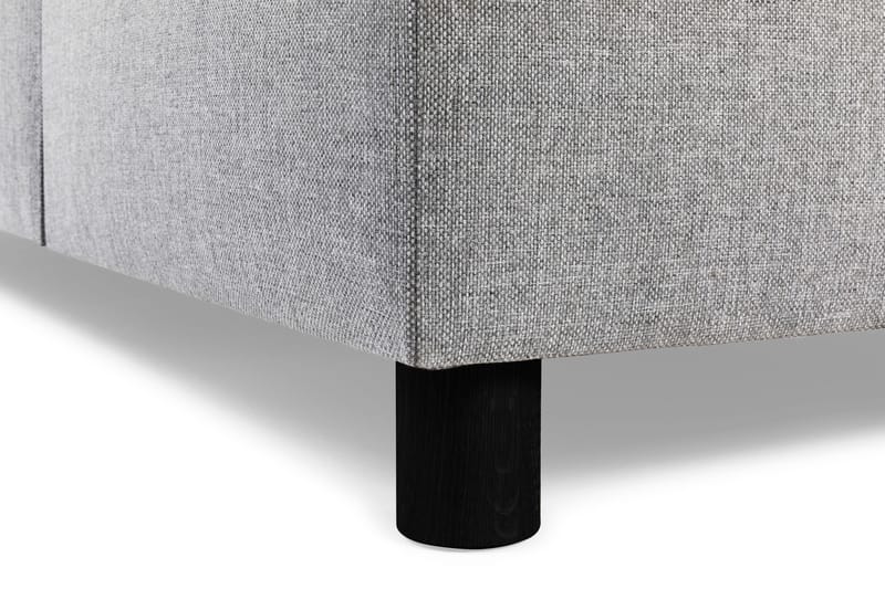 Crazy 3-seters Høyrevendt L-formet Sjeselongsofa i Stoff - Grå - Møbler - Sofaer - Sofa med sjeselong - 2 seters sofa med divan