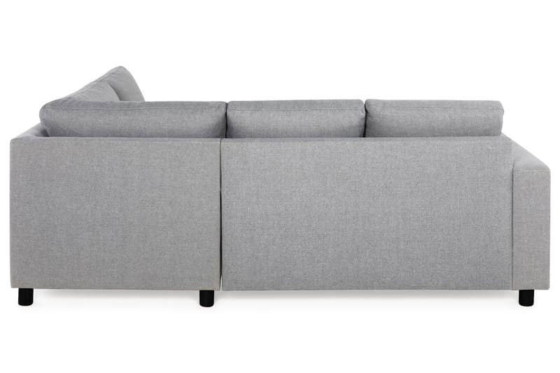 Crazy 3-seters Høyrevendt L-formet Sjeselongsofa i Stoff - Grå - Møbler - Sofaer - Sofa med sjeselong