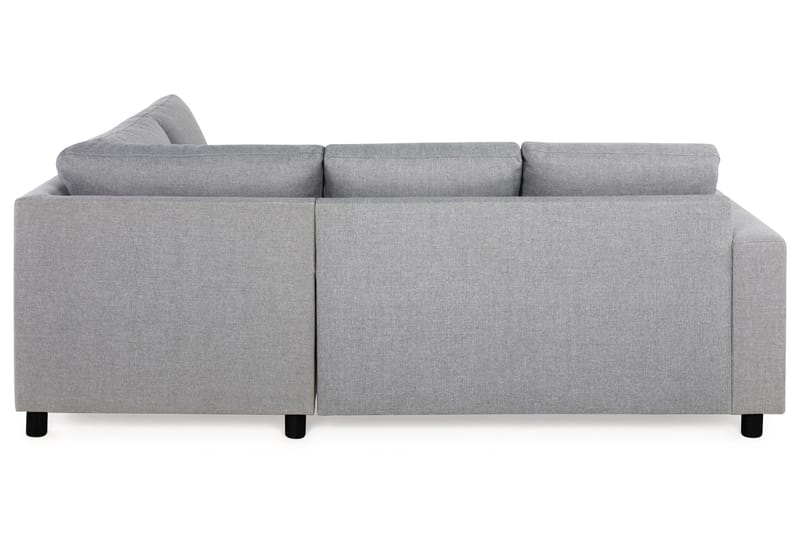 Crazy 3-seters Høyrevendt L-formet Sjeselongsofa i Stoff - Grå - Møbler - Sofaer - Sofa med sjeselong - 2 seters sofa med divan
