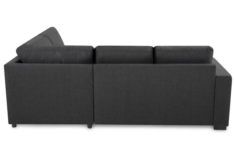 Crazy 3-seters Høyrevendt L-formet Sjeselongsofa i Stoff - Mørk grå - Møbler - Sofaer - Sofa med sjeselong