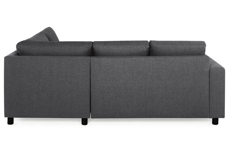 Crazy 3-seters Høyrevendt L-formet Sjeselongsofa i Stoff - Mørk grå - Møbler - Sofaer - Sofa med sjeselong