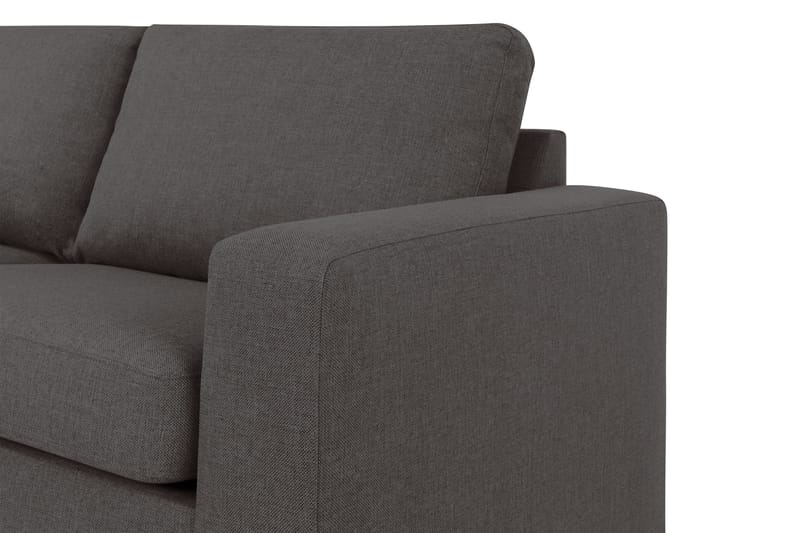 Crazy 3-seters Sofa med Sjeselong Venstre - Mørkegrå - Sofa med sjeselong - 3 seters sofa med divan