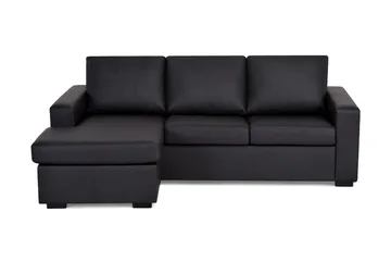 Crazy 3-seters Vendbar L-formet Sjeselongsofa i Kunstlær