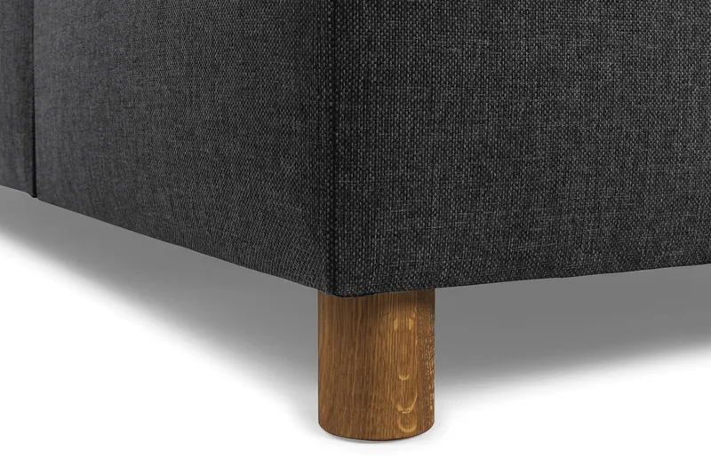 Crazy 3-seters Vendbar L-formet Sjeselongsofa i Stoff - Antrasitt - Møbler - Sofaer - Sofa med sjeselong - 3 seters sofa med divan