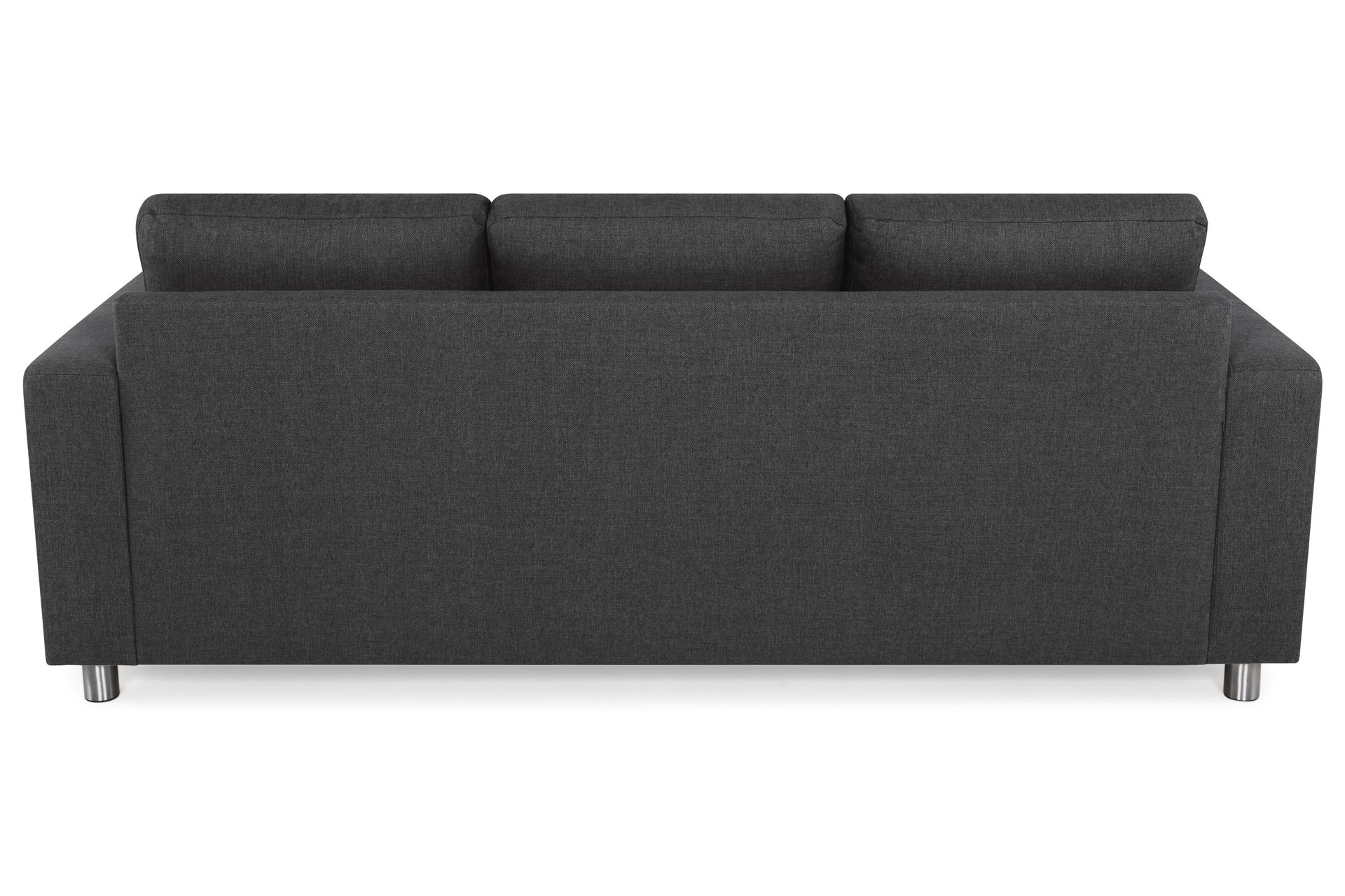 Crazy 3-seters Vendbar L-formet Sjeselongsofa i Stoff - Antrasitt - Møbler - Sofaer - Sofa med sjeselong