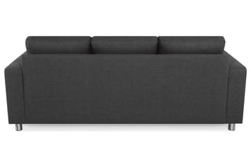 Crazy 3-seters Vendbar L-formet Sjeselongsofa i Stoff - Antrasitt - Møbler - Sofaer - Sofa med sjeselong