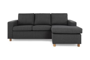 Crazy 3-seters Vendbar L-formet Sjeselongsofa i Stoff