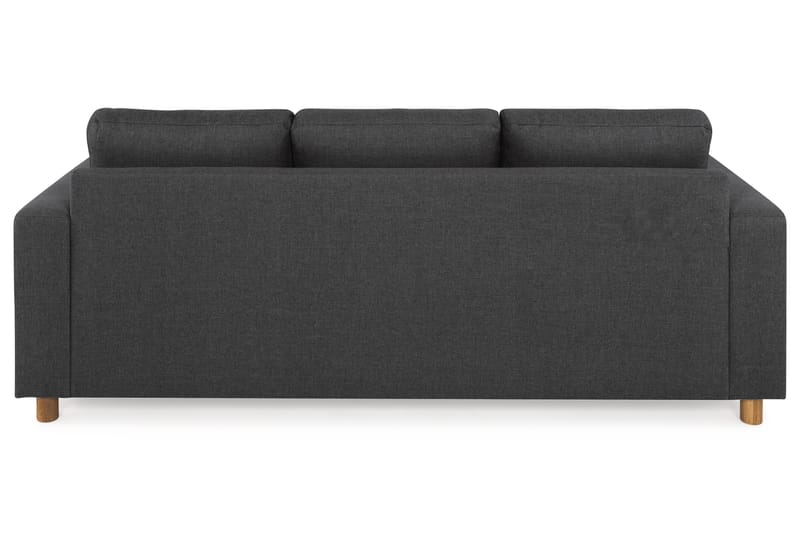 Crazy 3-seters Vendbar L-formet Sjeselongsofa i Stoff - Antrasitt - Møbler - Sofaer - Sofa med sjeselong