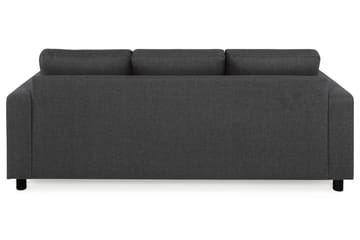 Crazy 3-seters Vendbar L-formet Sjeselongsofa i Stoff - Antrasitt - Møbler - Sofaer - Sofa med sjeselong