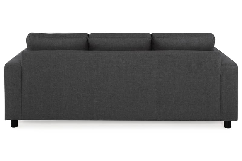 Crazy 3-seters Vendbar L-formet Sjeselongsofa i Stoff - Antrasitt - Møbler - Sofaer - Sofa med sjeselong