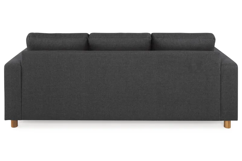 Crazy 3-seters Vendbar L-formet Sjeselongsofa i Stoff - Antrasitt - Møbler - Sofaer - Sofa med sjeselong - 3 seters sofa med divan