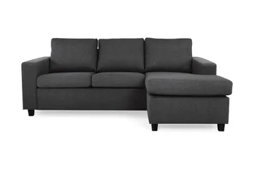 Crazy 3-seters Vendbar L-formet Sjeselongsofa i Stoff