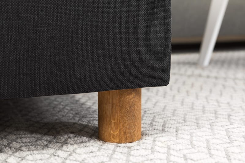 Crazy 3-seters Vendbar L-formet Sjeselongsofa i Stoff - Antrasitt - Møbler - Sofaer - Sofa med sjeselong - 3 seters sofa med divan