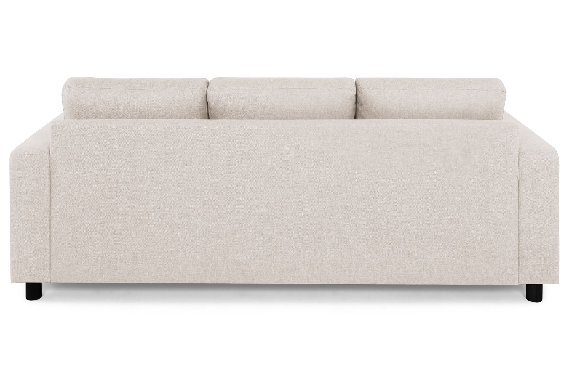 Crazy 3-seters Vendbar L-formet Sjeselongsofa i Stoff - Beige - Møbler - Sofaer - Sofa med sjeselong