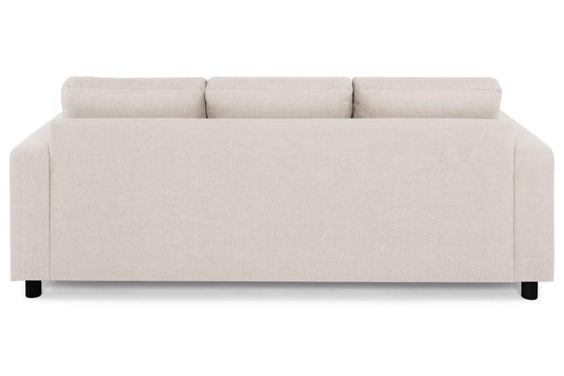 Crazy 3-seters Vendbar L-formet Sjeselongsofa i Stoff - Beige - Møbler - Sofaer - Sofa med sjeselong