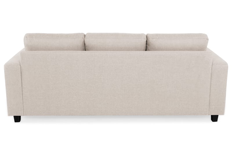 Crazy 3-seters Vendbar L-formet Sjeselongsofa i Stoff - Beige - Møbler - Sofaer - Sofa med sjeselong