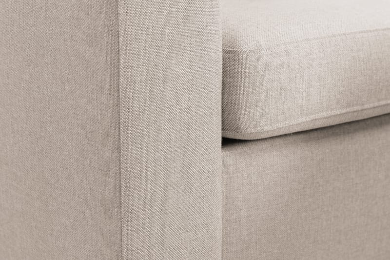 Crazy 3-seters Vendbar L-formet Sjeselongsofa i Stoff - Beige - Møbler - Sofaer - Sofa med sjeselong