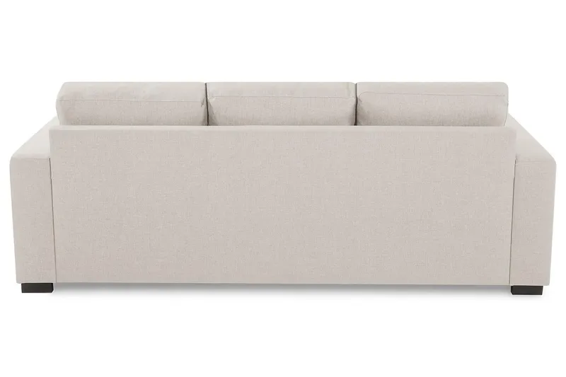 Crazy 3-seters Vendbar L-formet Sjeselongsofa i Stoff - Beige - Møbler - Sofaer - Sofa med sjeselong - 3 seters sofa med divan