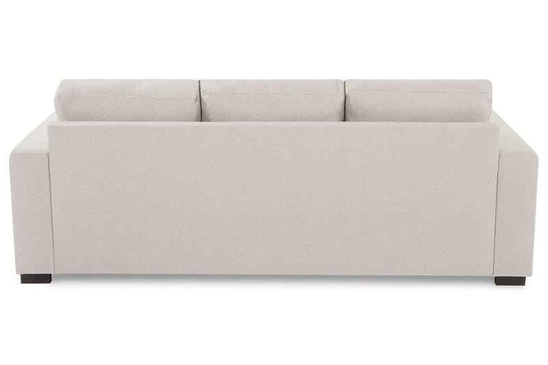 Crazy 3-seters Vendbar L-formet Sjeselongsofa i Stoff - Beige - Møbler - Sofaer - Sofa med sjeselong - 3 seters sofa med divan
