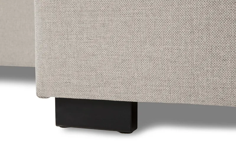 Crazy 3-seters Vendbar L-formet Sjeselongsofa i Stoff - Beige - Møbler - Sofaer - Sofa med sjeselong - 3 seters sofa med divan