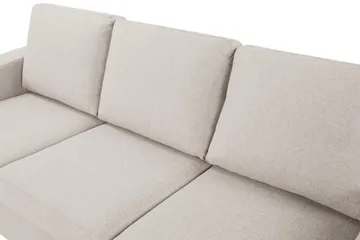 Crazy 3-seters Vendbar L-formet Sjeselongsofa i Stoff - Beige - Møbler - Sofaer - Sofa med sjeselong