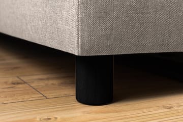 Crazy 3-seters Vendbar L-formet Sjeselongsofa i Stoff - Beige - Møbler - Sofaer - Sofa med sjeselong