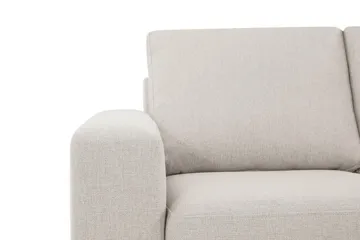 Crazy 3-seters Vendbar L-formet Sjeselongsofa i Stoff - Beige - Møbler - Sofaer - Sofa med sjeselong