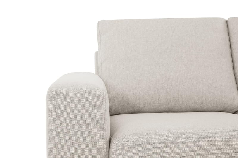 Crazy 3-seters Vendbar L-formet Sjeselongsofa i Stoff - Beige - Møbler - Sofaer - Sofa med sjeselong - 3 seters sofa med divan
