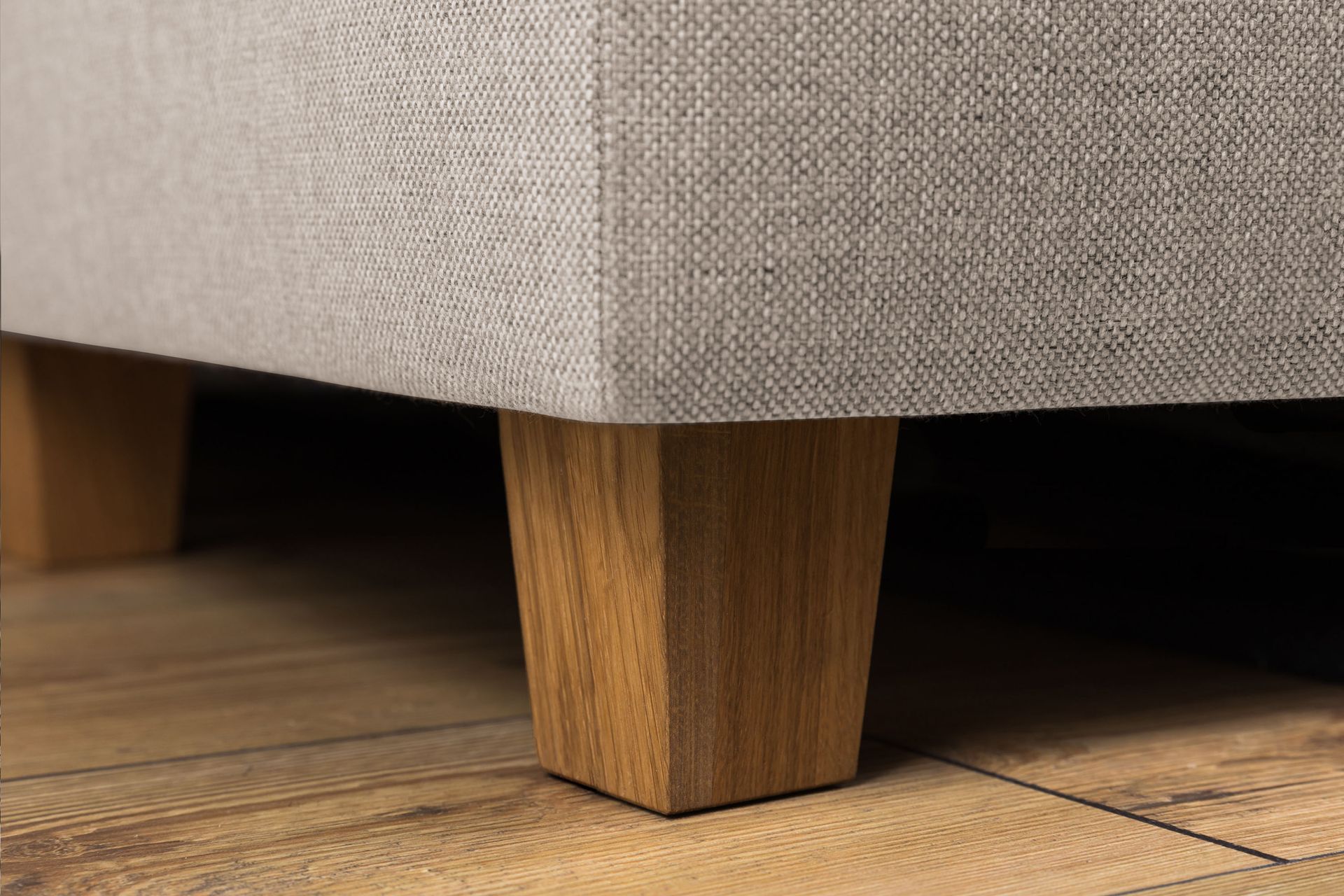 Crazy 3-seters Vendbar L-formet Sjeselongsofa i Stoff - Beige - Møbler - Sofaer - Sofa med sjeselong