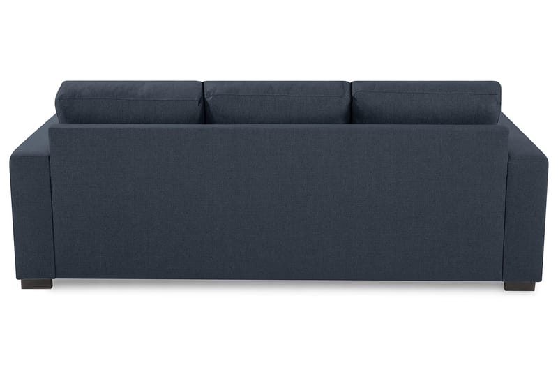 Crazy 3-seters Vendbar L-formet Sjeselongsofa i Stoff - Blå - Møbler - Sofaer - Sofa med sjeselong