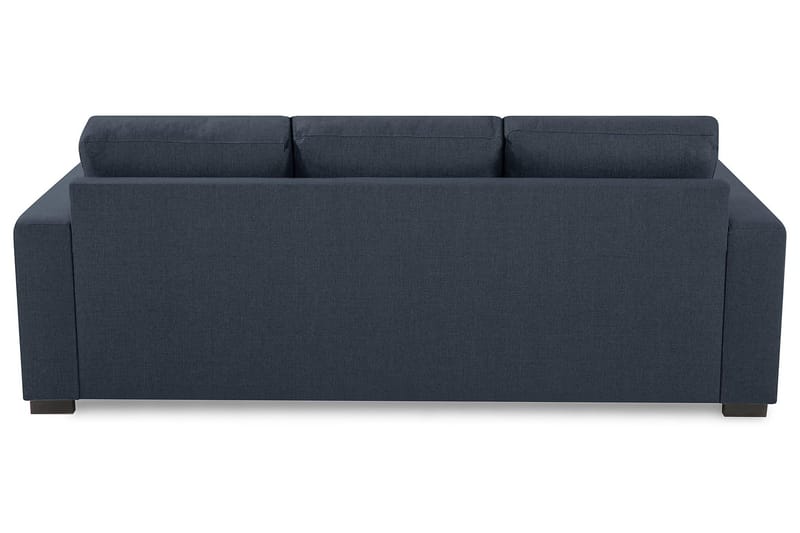 Crazy 3-seters Vendbar L-formet Sjeselongsofa i Stoff - Blå - Møbler - Sofaer - Sofa med sjeselong - 3 seters sofa med divan