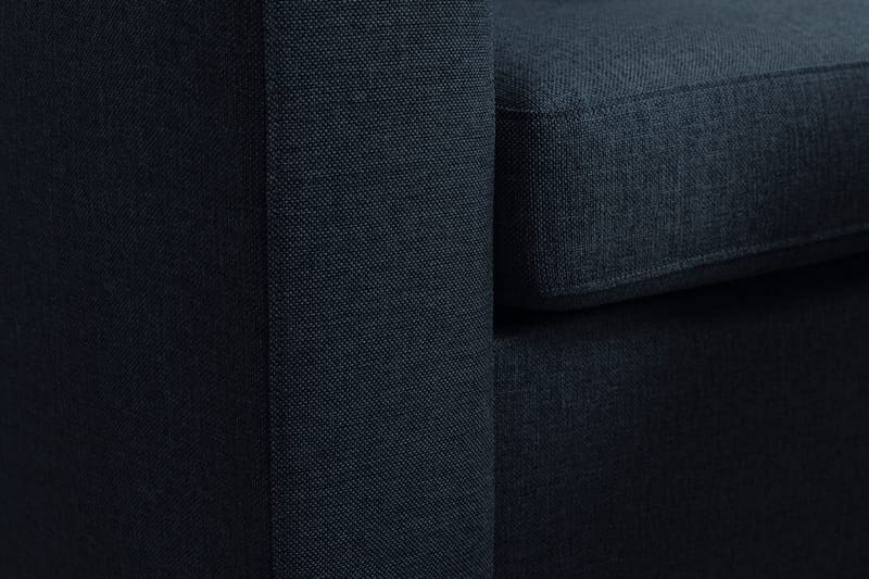 Crazy 3-seters Vendbar L-formet Sjeselongsofa i Stoff - Blå - Møbler - Sofaer - Sofa med sjeselong
