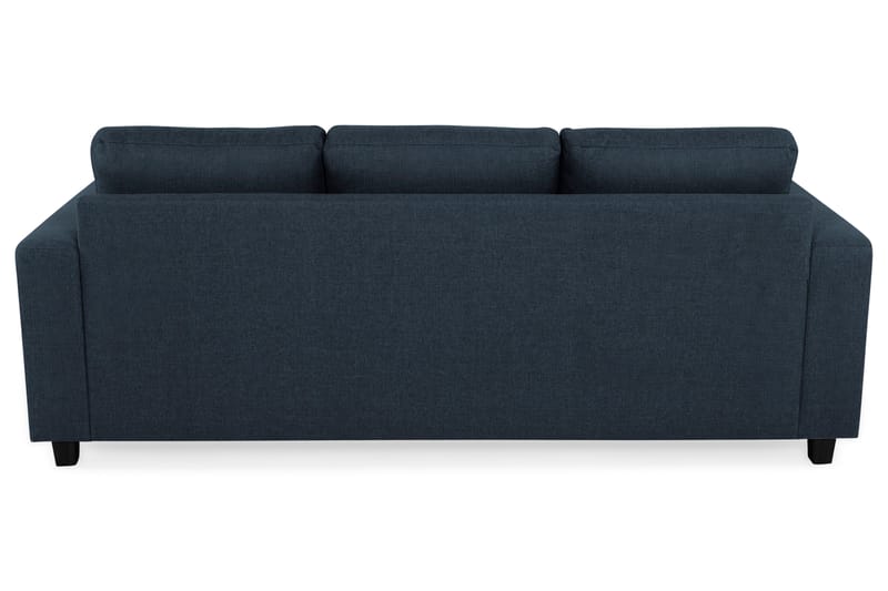 Crazy 3-seters Vendbar L-formet Sjeselongsofa i Stoff - Blå - Møbler - Sofaer - Sofa med sjeselong