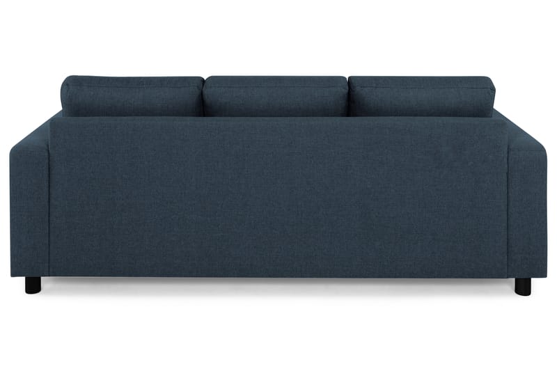 Crazy 3-seters Vendbar L-formet Sjeselongsofa i Stoff - Blå - Møbler - Sofaer - Sofa med sjeselong