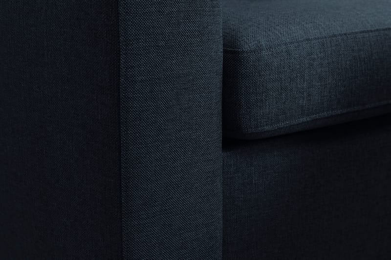 Crazy 3-seters Vendbar L-formet Sjeselongsofa i Stoff - Blå - Møbler - Sofaer - Sofa med sjeselong