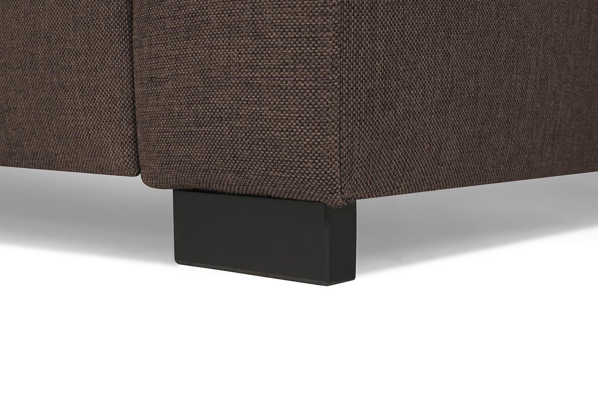 Crazy 3-seters Vendbar L-formet Sjeselongsofa i Stoff - Brun - Møbler - Sofaer - Sofa med sjeselong