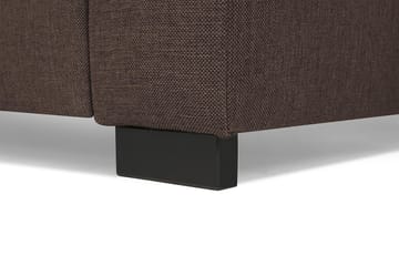 Crazy 3-seters Vendbar L-formet Sjeselongsofa i Stoff - Brun - Møbler - Sofaer - Sofa med sjeselong