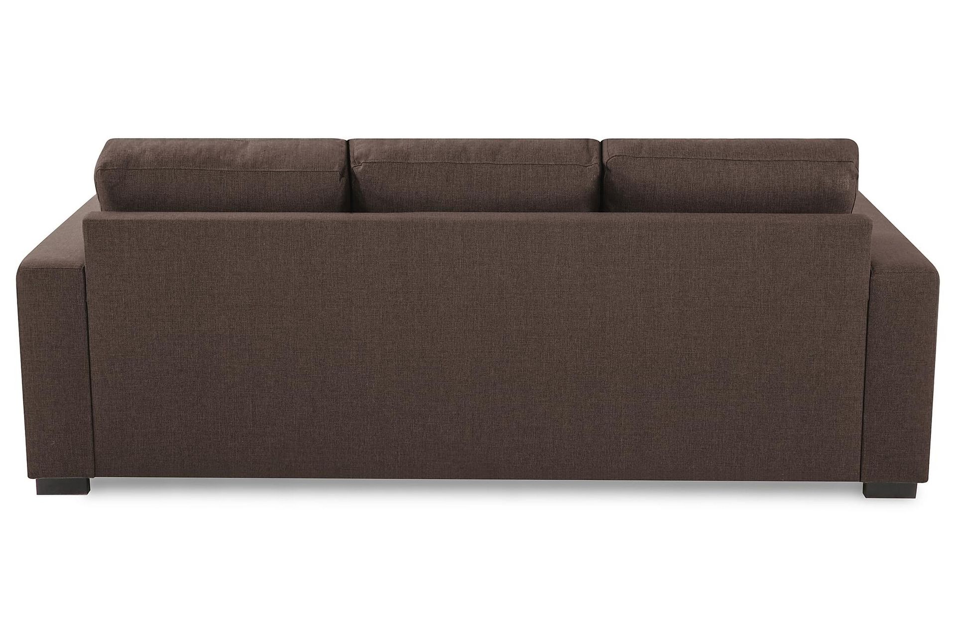 Crazy 3-seters Vendbar L-formet Sjeselongsofa i Stoff - Brun - Møbler - Sofaer - Sofa med sjeselong