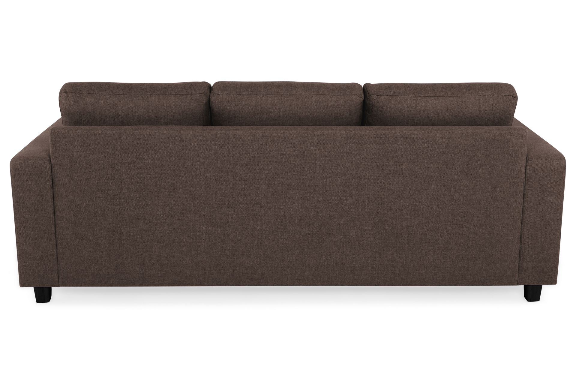 Crazy 3-seters Vendbar L-formet Sjeselongsofa i Stoff - Brun - Møbler - Sofaer - Sofa med sjeselong