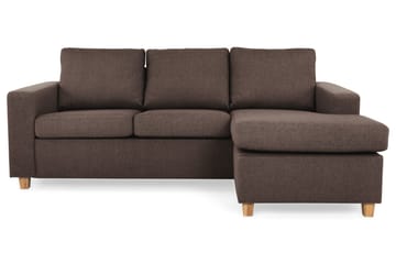 Crazy 3-seters Vendbar L-formet Sjeselongsofa i Stoff