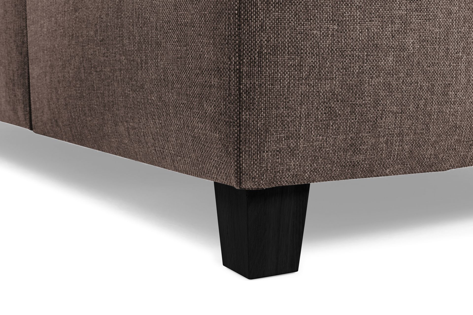 Crazy 3-seters Vendbar L-formet Sjeselongsofa i Stoff - Brun - Møbler - Sofaer - Sofa med sjeselong